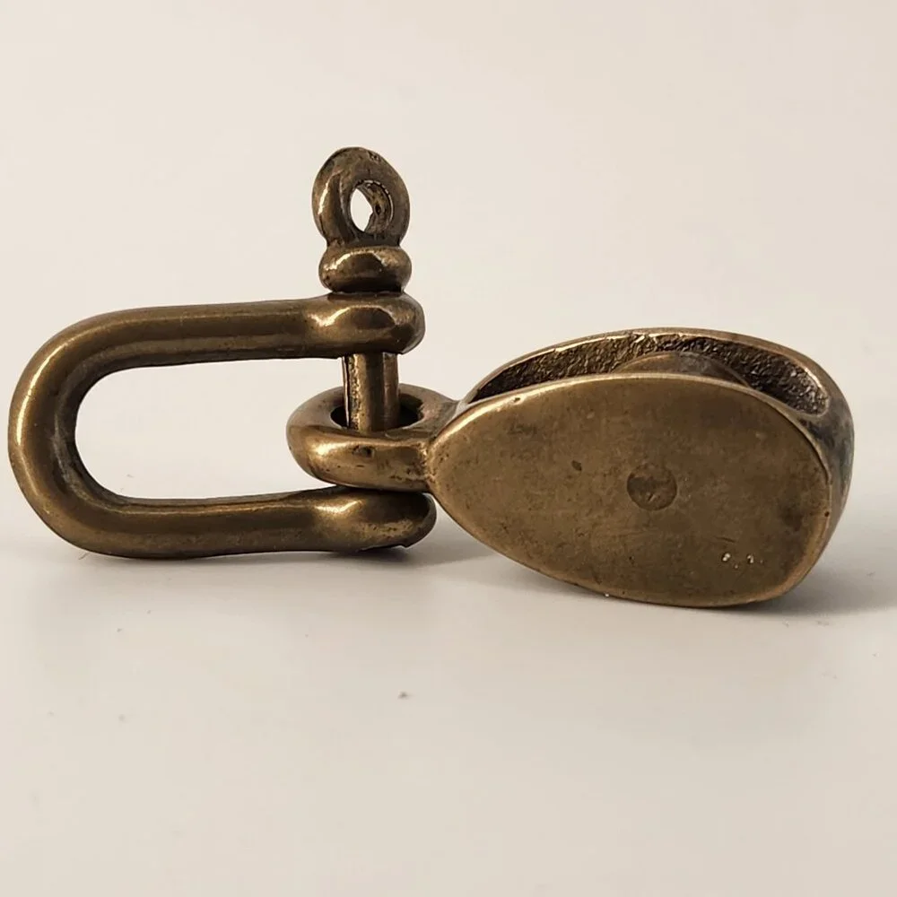 Vintage Block and Tackle - Miniature (Used as Key Chain)